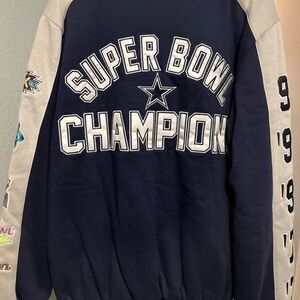 Dallas Cowboys Super Bowl Champions Jacket NFL sz Large